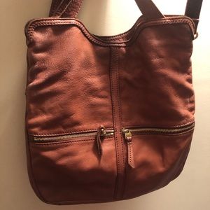 Fossil folder over tote